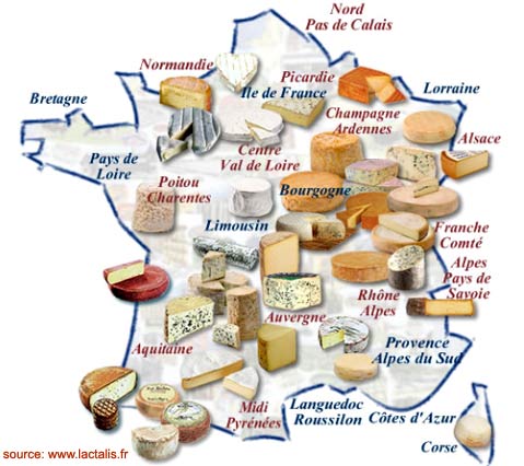 cheese france map french types fromage cheeses les many food la fromages famous familles categories there huit foods things du