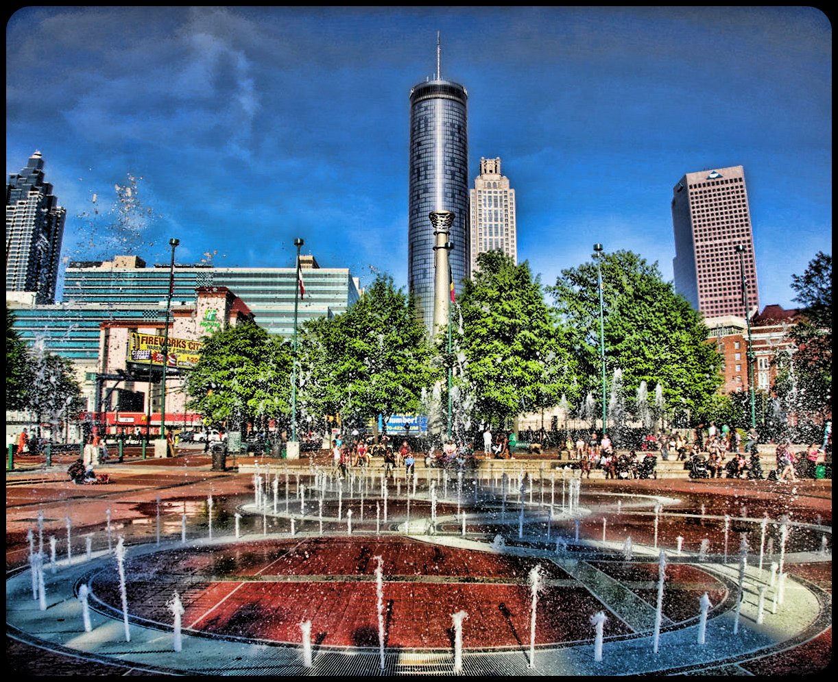 Atlanta Centenial Park Panorama